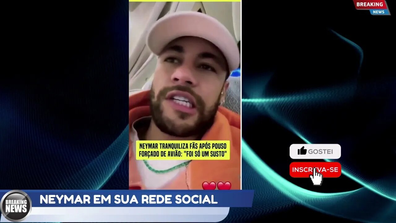 AVIÃO DE NEYMAR SOFRE PANE