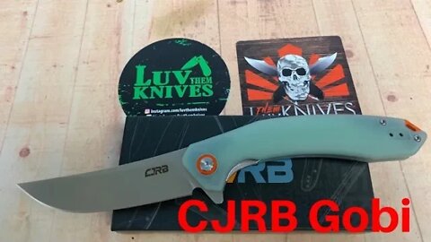 CJRB 1906 Gobi flipper knife / includes disassembly / great design / lightweight & affordable !