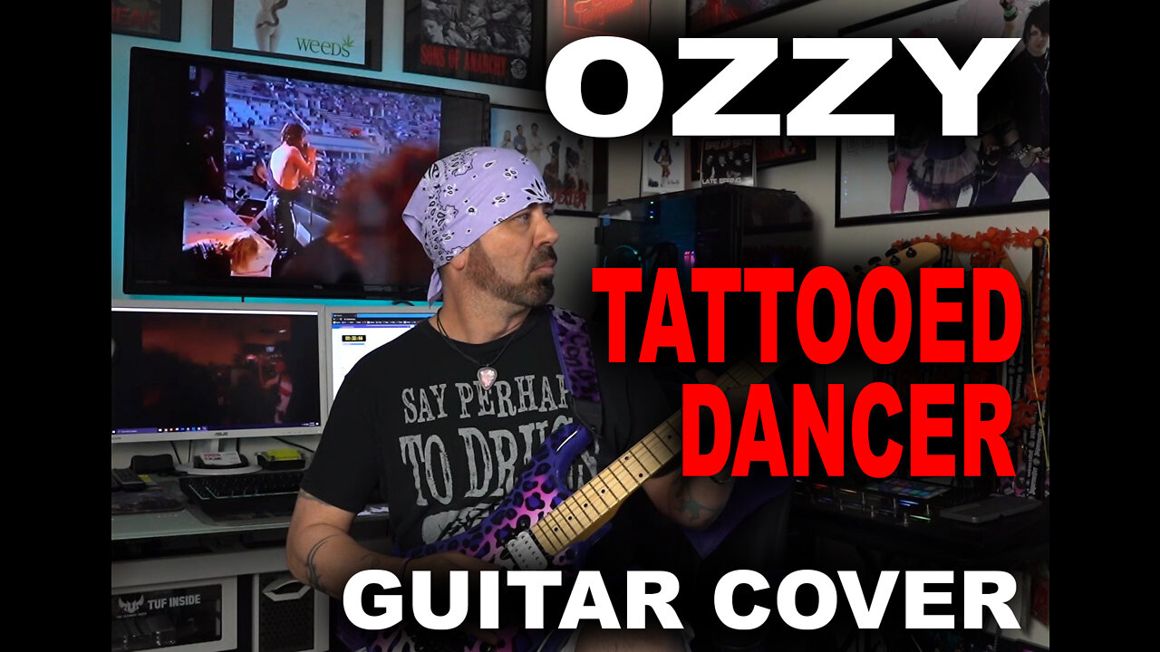 Ozzy Osbourne - Tattooed Dancer Guitar Cover