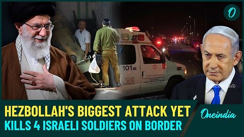 Israel's Biggest Military Base Bombarded By Hezbollah Suicide Drones In Haifa Killing 4 IDF Soldiers