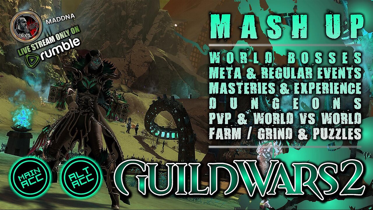 GUILD WARS 2 005 MAIN / ALT ACC MASH UP