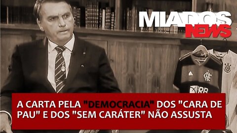 Miados News - Presidente Bolsonaro detona carta pela democracia em entrevista no SBT