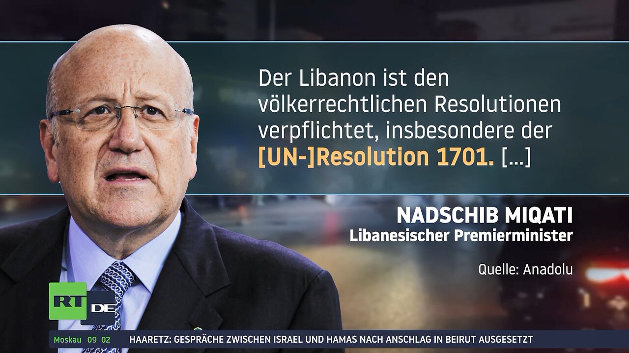 Drohnenangriff auf Beirut – Libanesischer Premier: "Neues israelisches Verbrechen"