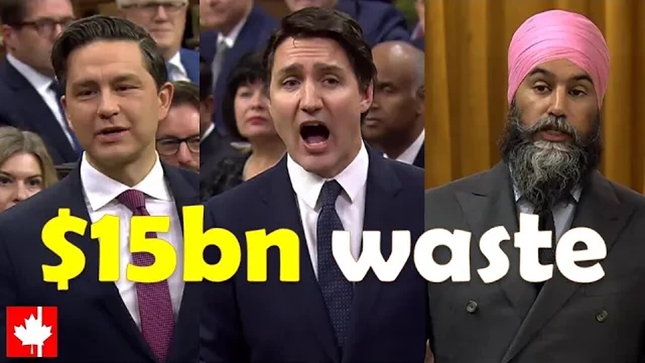 Trudeau EXPLODES as not only Poilievre but also Singh give him a ROASTING for wasting $15bn subsidy