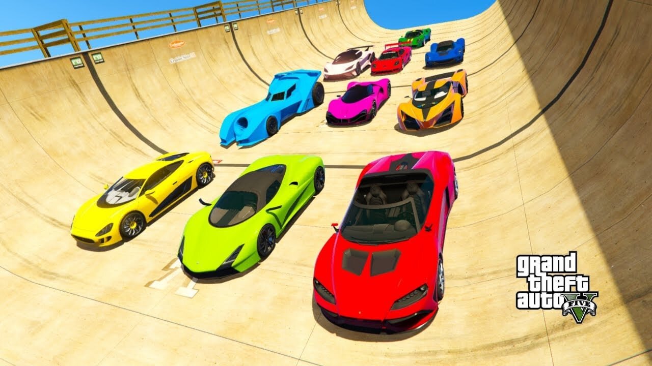 Gta5 ramp challange must watch supercar challange