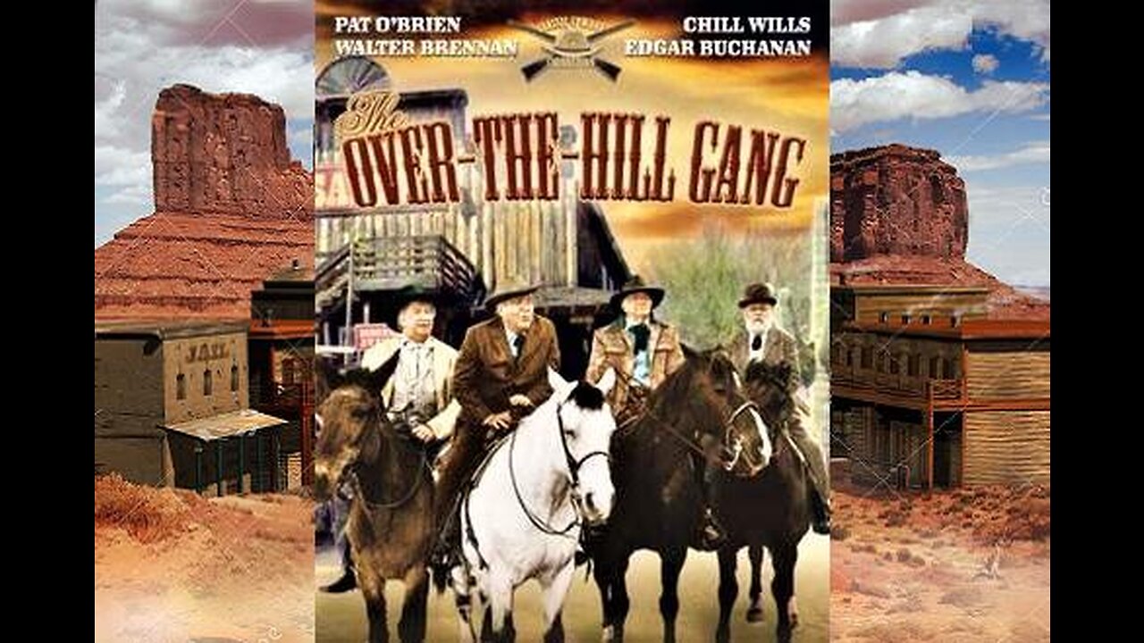 THE OVER THE HILL GANG 1969 TV Movie - Retired Texas Rangers Clean up a Corrupt Town FULL MOVIE