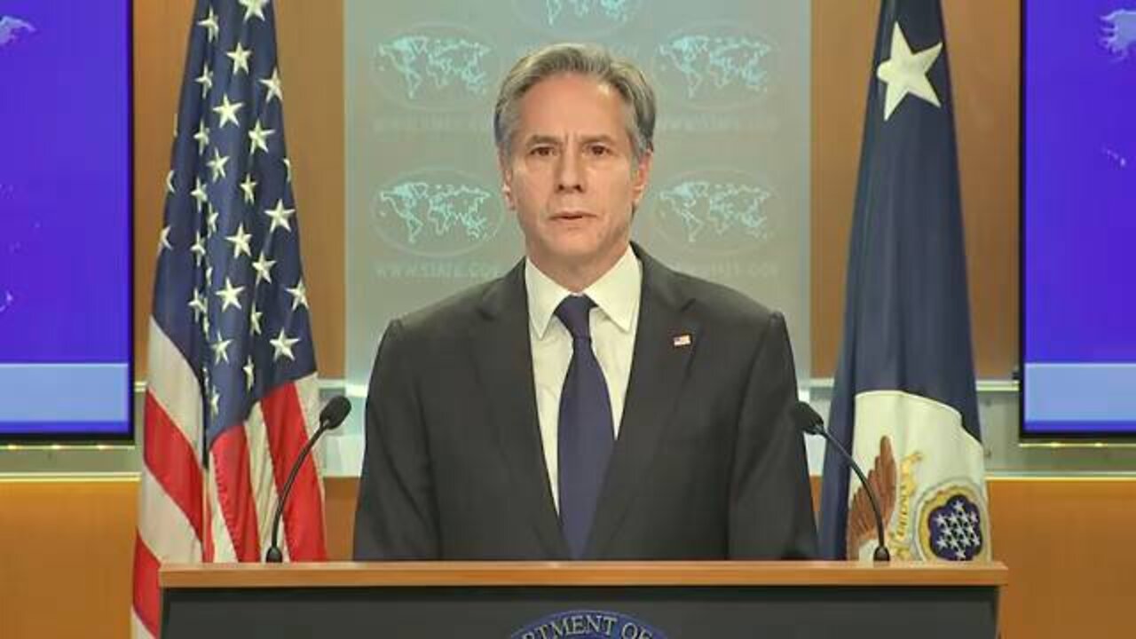 Secretary of State Blinken speaks on Russia-Ukraine l 1/26/22