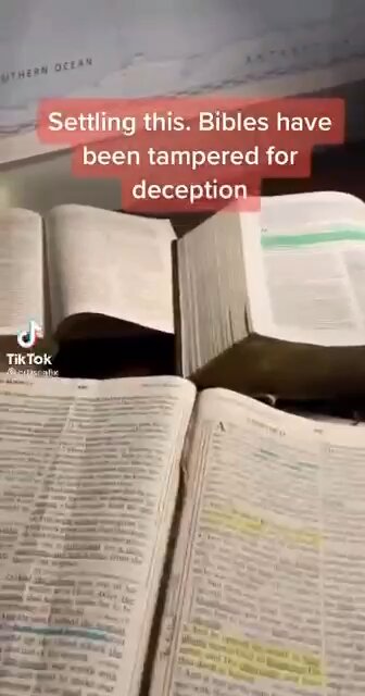 Why are these bibles different ?