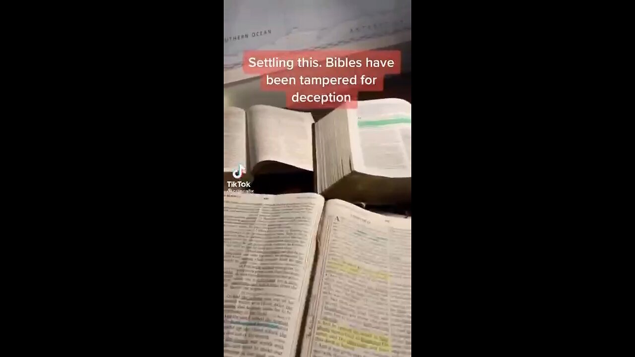 Why are these bibles different ?