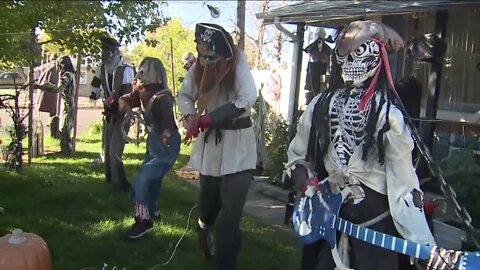 Denver home goes all out for Halloween season with dozens of decorations