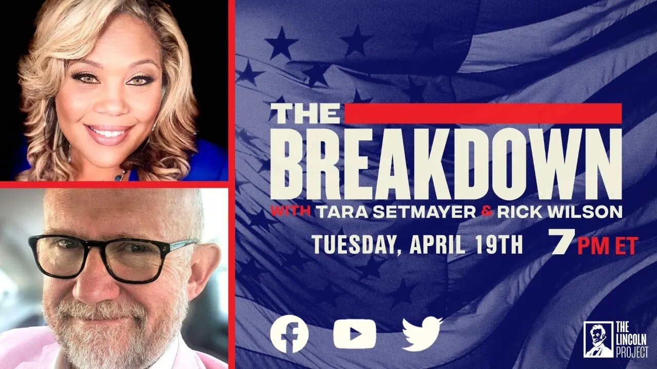 TUNE IN: TUESDAY at 7 PM ET: Join Tara and Rick for an all-new The Breakdown.