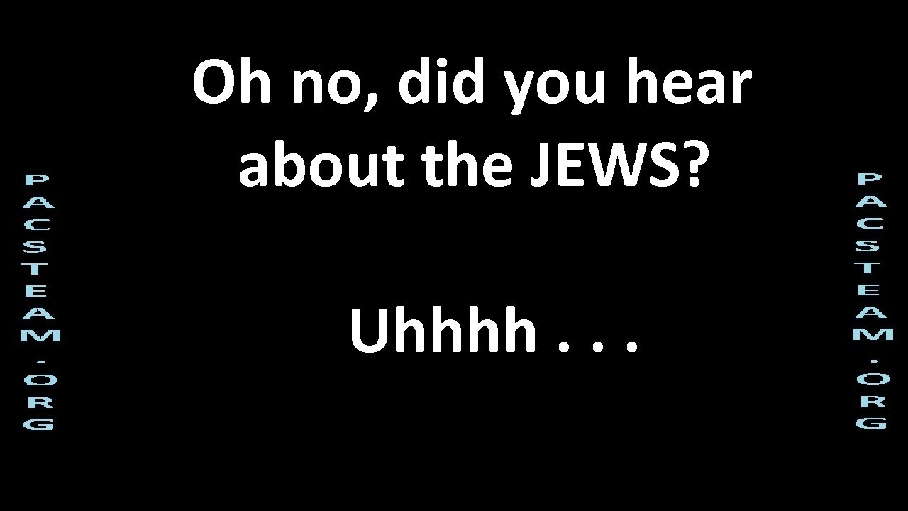 oh please... jews jews jews...