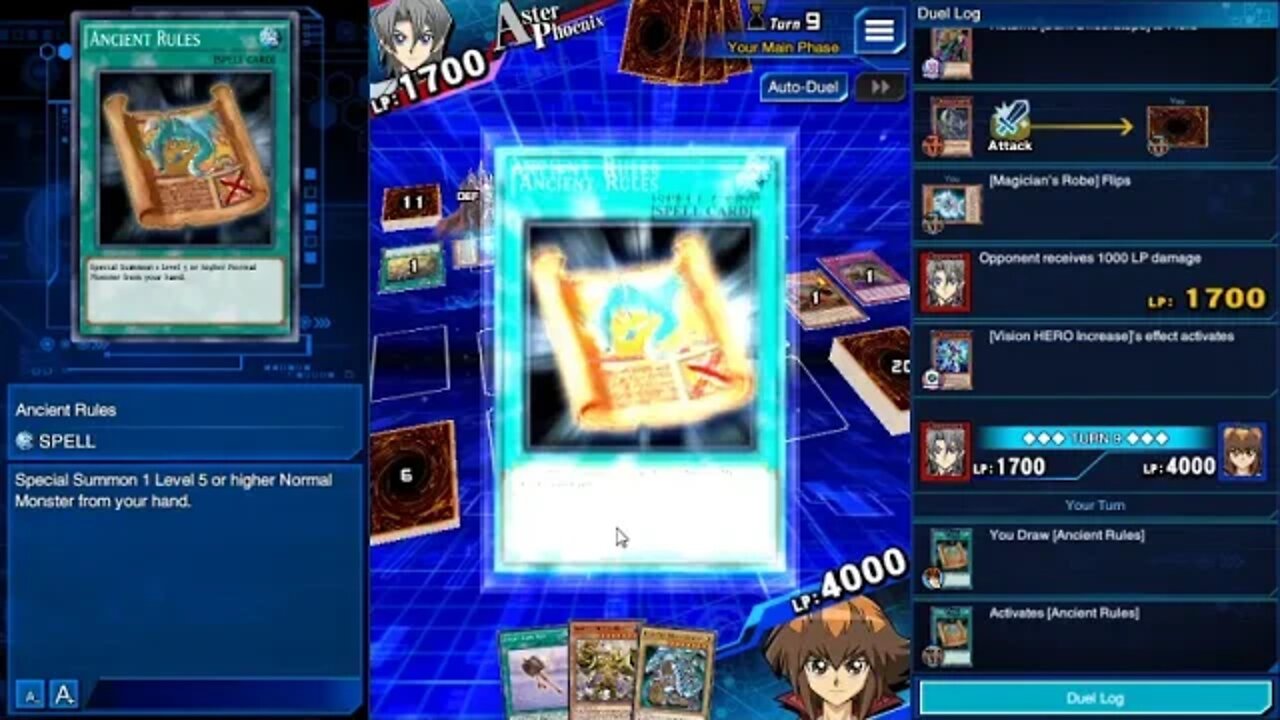 YuGiOh Duel Links - Aster Phoenix cannot banish all my monster