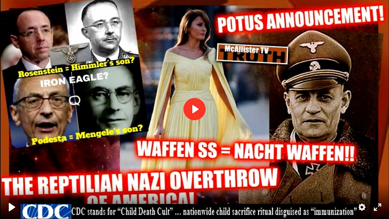 MAE BRUSSEL! HIMMLER AND AQUINO! SATANIC KNIGHTHOOD! WAFFEN SS CLONES! HITLER MESSIAH!