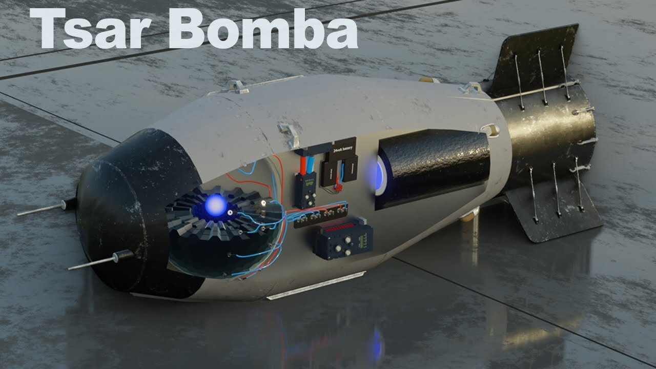 How Tsar bomba works! Worlds biggest nuclear bomb ever