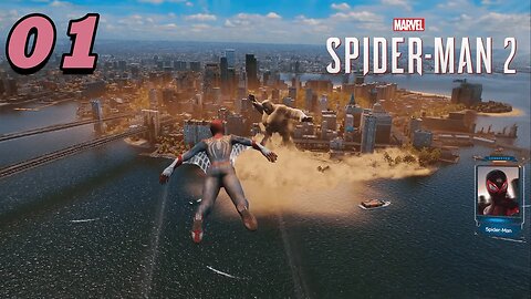 Spider-Man 2 Gameplay Part 1: Fighting Sand Man and Soaring with Web Wings! (Fidelity Graphics)