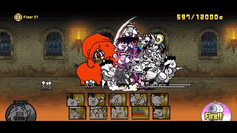 The Battle Cats - Heavenly Tower - Floor 21