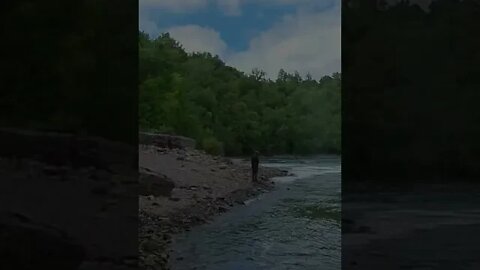 When Fishing The Niagara Whirlpool...Watch Your Step! BIG SNAKE! 🐍😱 #shorts