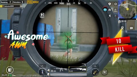 Awesoem AWM | PUBG Gameplay | Noob GAMER |