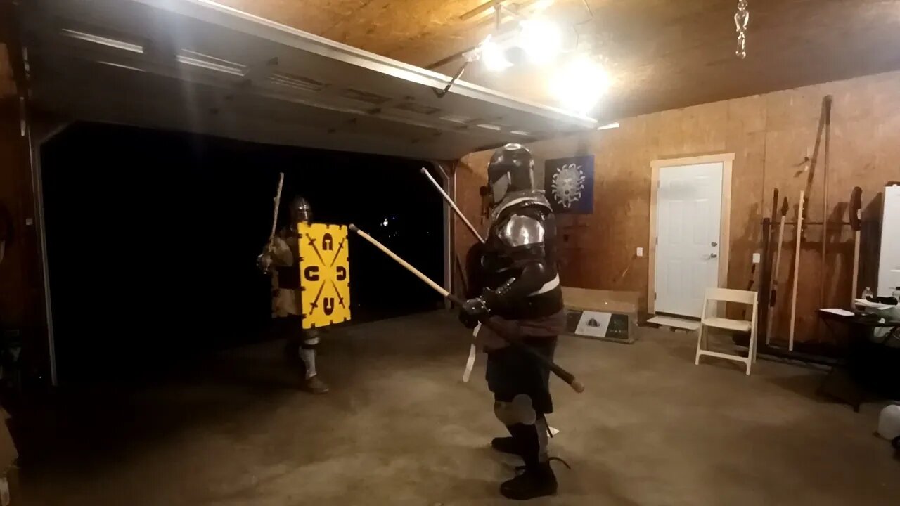 Spearman vs Shieldman - Empire Medieval Pursuits - 6/9/22 EMP practice