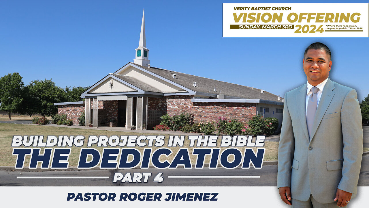 The Dedication (Part 4) | Pastor Roger Jimenez