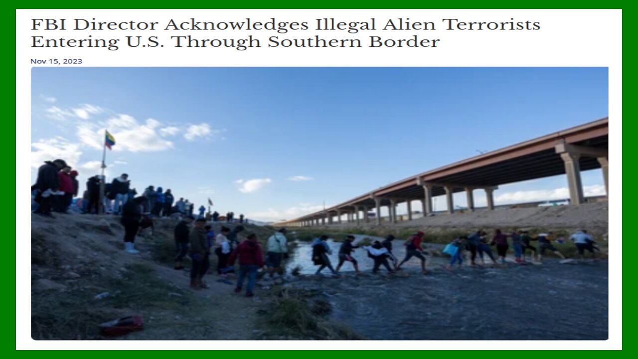 Did FBI Just Admit TERRORISTS Are Crossing US Border