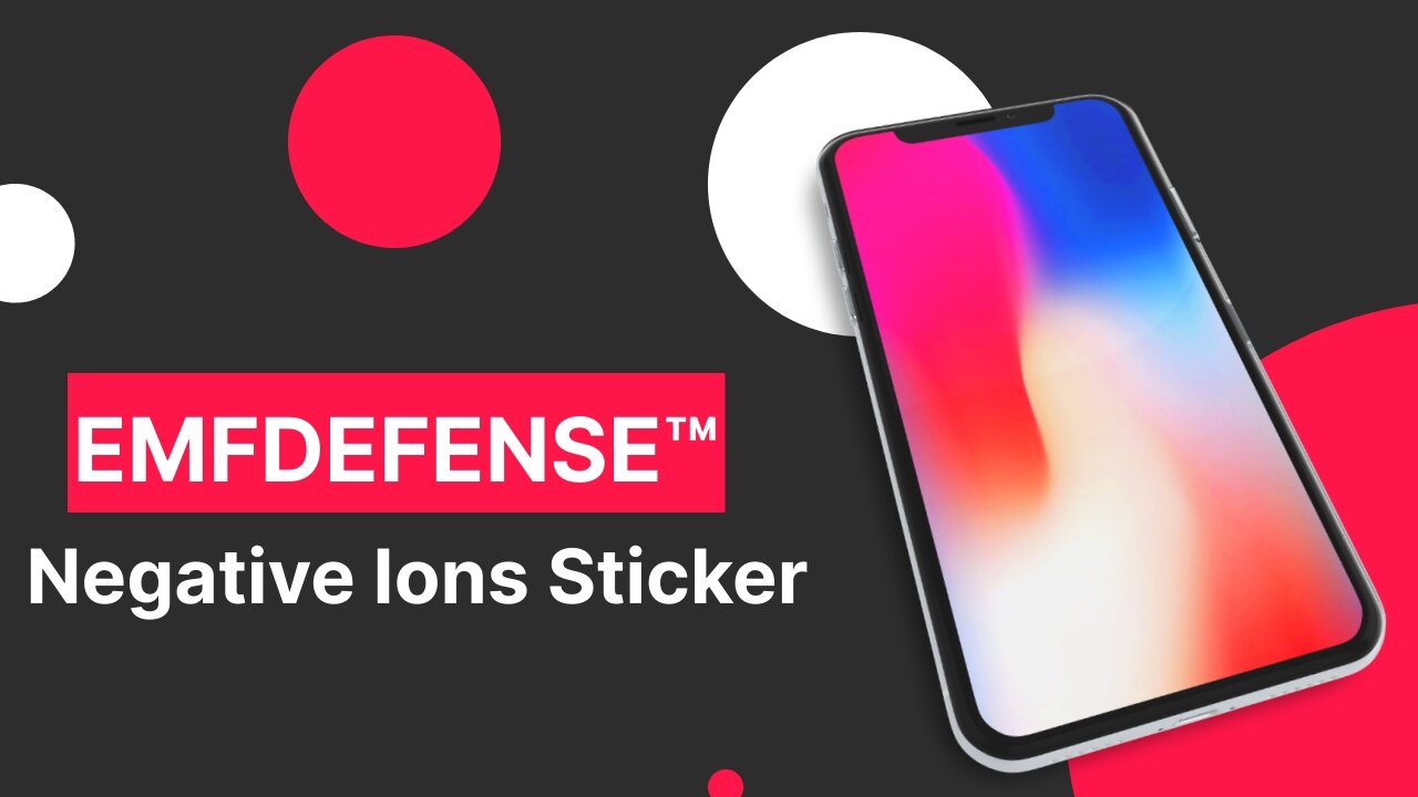 EMFDEFENSE™ Negative Ions Sticker