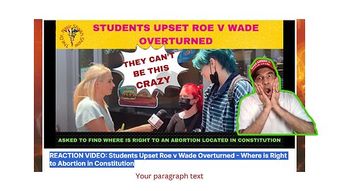 WOKE SJW Students Upset Roe v Wade Overturned - Where is Right to Abortion in Constitution