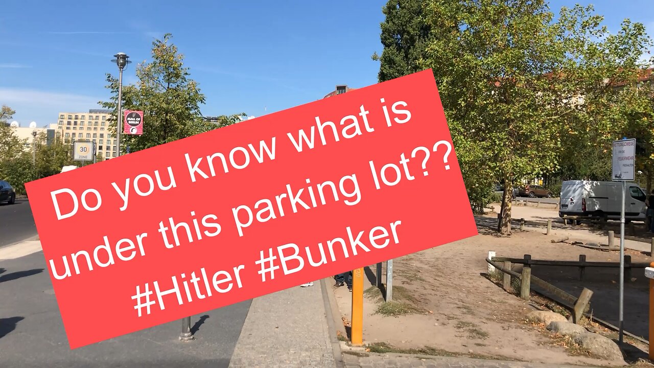 Do you know what is under this parking lot? 😲😲😲 #history #WW2 #bunker