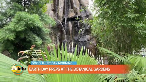 Earth Day preps at the Buffalo and Erie County Botanical Gardens -