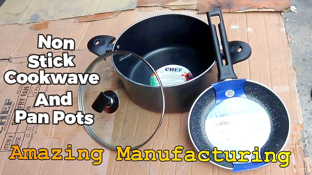 Amazing Manufacturing NonStick Cookware and Pan Pots