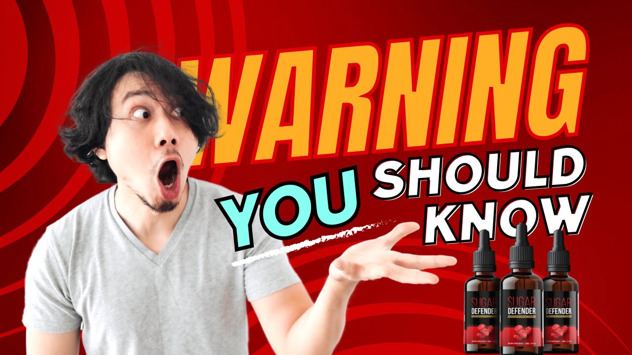 SUGAR DEFENDER REVIEW⛔️ ((WARNING!!)) ⛔️Does Sugar Defender Work? Sugar Defender Blood Sugar Reviews