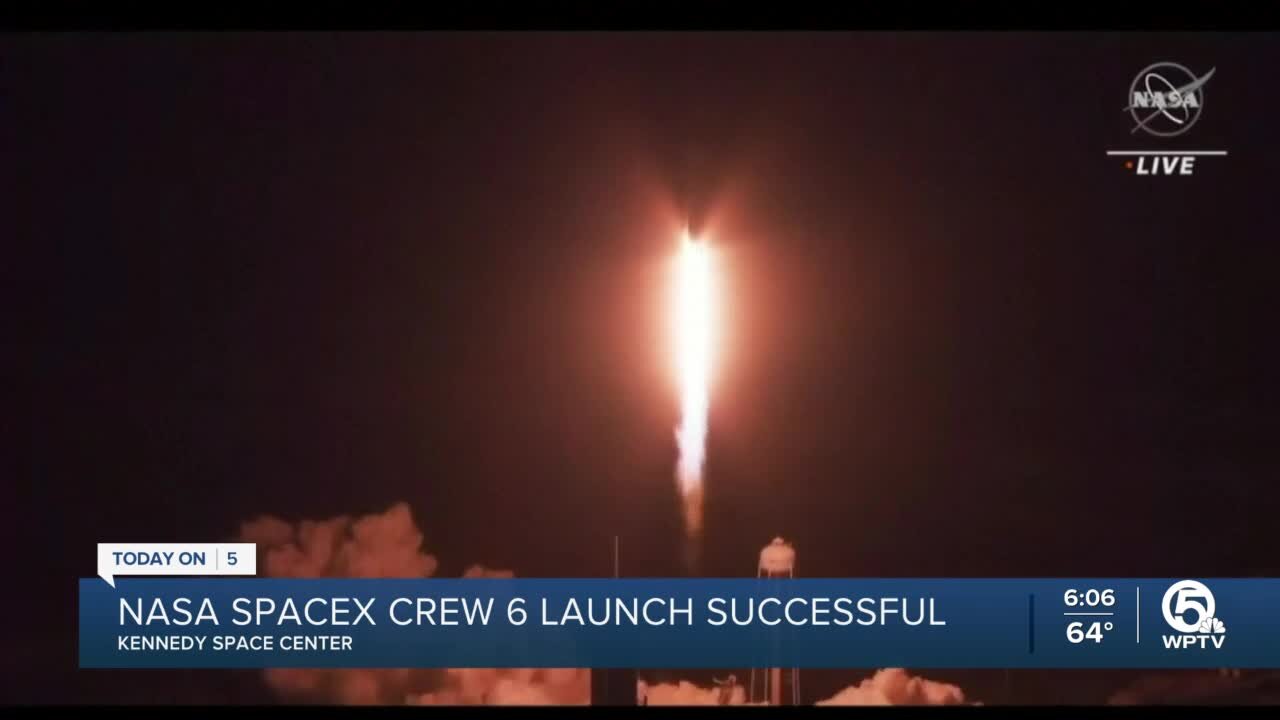 SpaceX launches US, Russia, UAE astronauts to space station