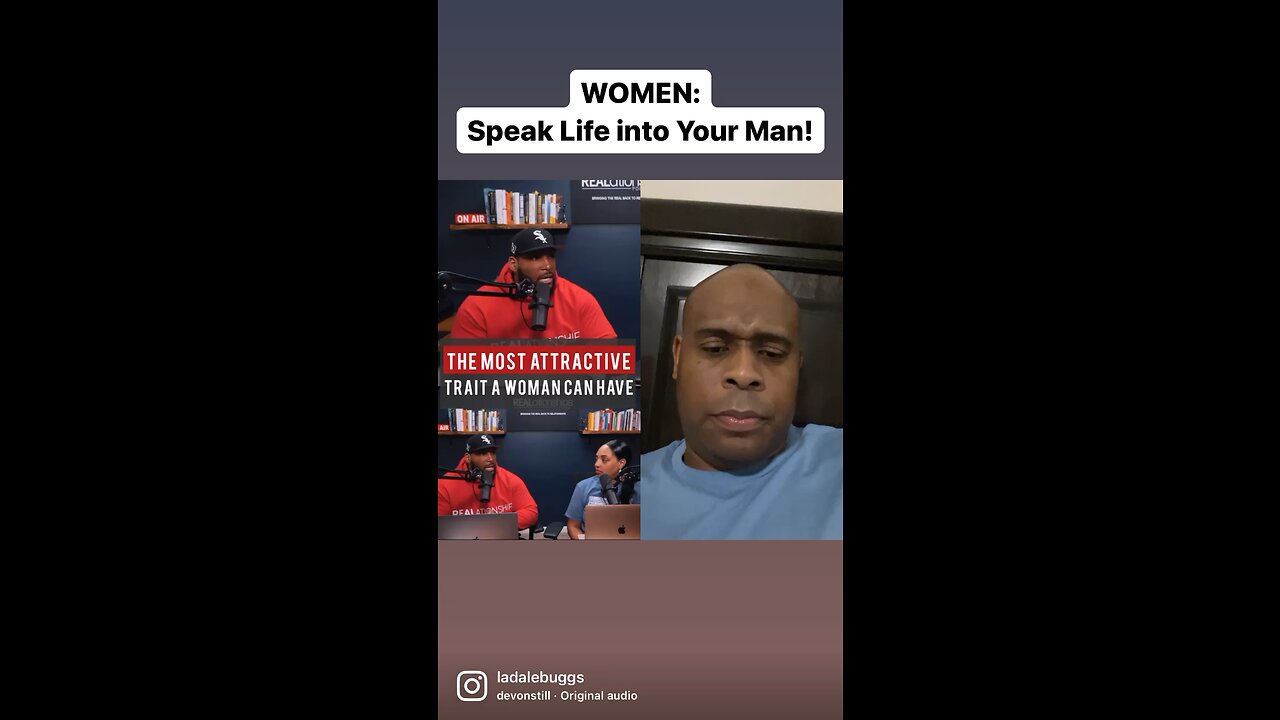The Most Attractive & Powerful Trait of a Woman is Her Ability to Speak Life into Her Man.