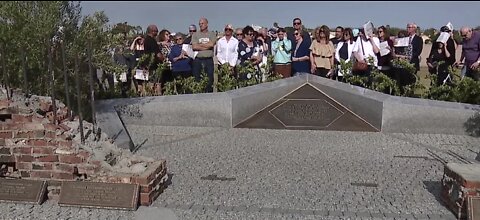 Holocaust memorial plaza opens to the public