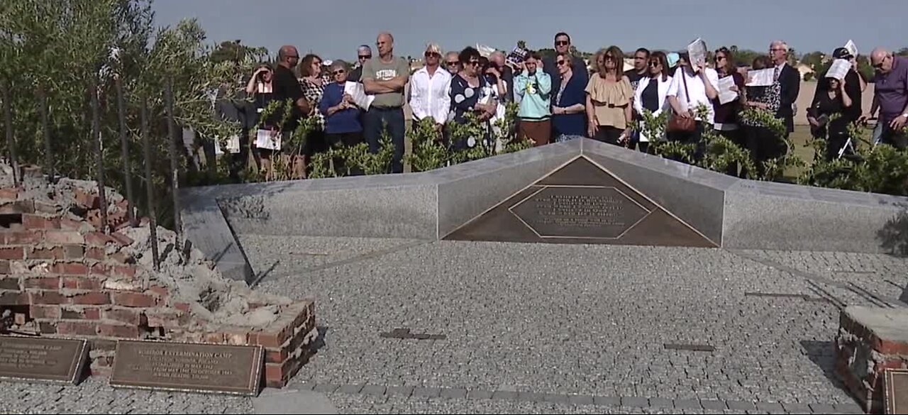 Holocaust memorial plaza opens to the public