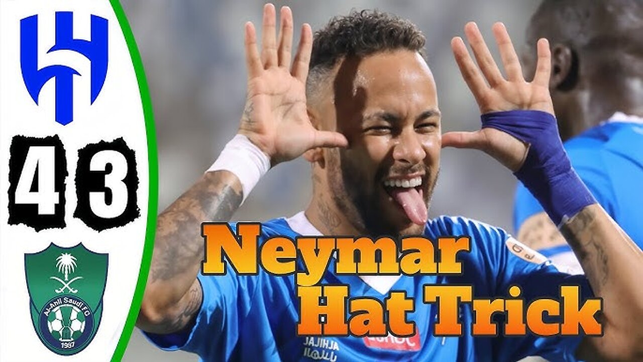 Neymar is Back - Al Hilal vs Al Ahli 4-3 - All Goals & Highlights - 2024