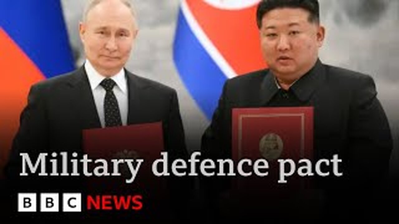 Putin signs military pact with North Korea BBC News