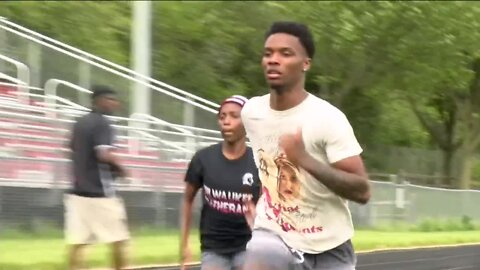 Local superstar competing at High School Track & Field Championship
