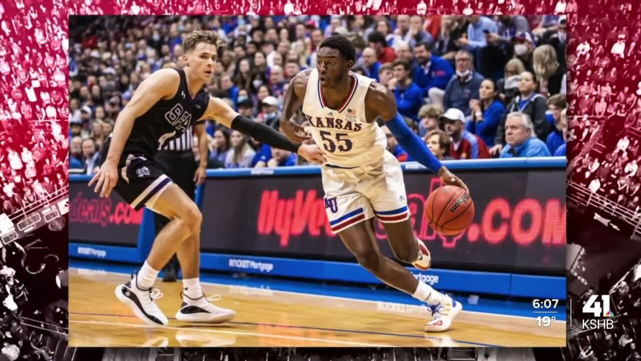 KU basketball player Jalen Coleman-Lands gives back to the community