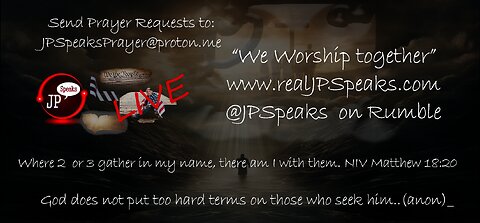 We Worship Together /w JP Speaks