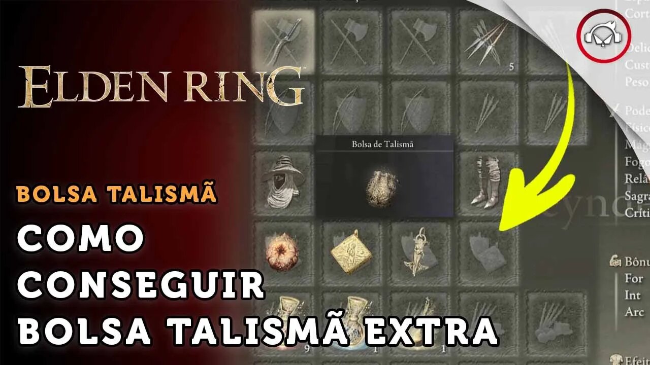 Elden Ring, Como conseguir espaço extra para talismã | super dica PT-BR #2