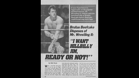 Greg valentine & Brutus beefcake vs. British bulldogs