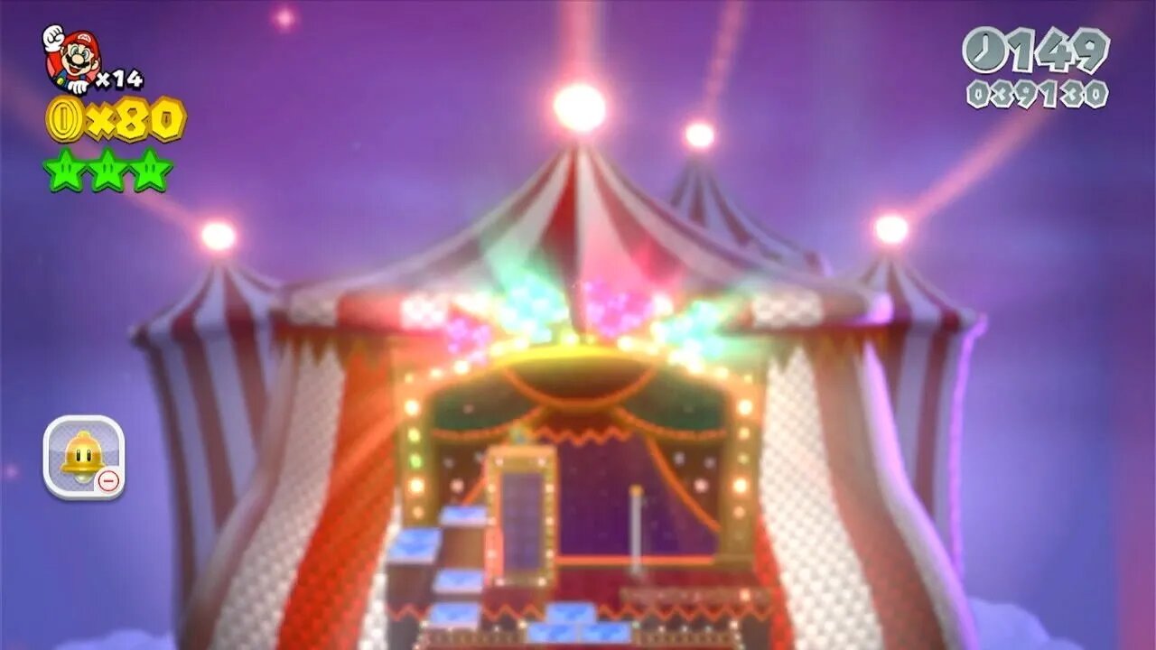 Super Mario 3D World (Wii U) | World 1-5 - Switch Scramble Circus | Episode 5