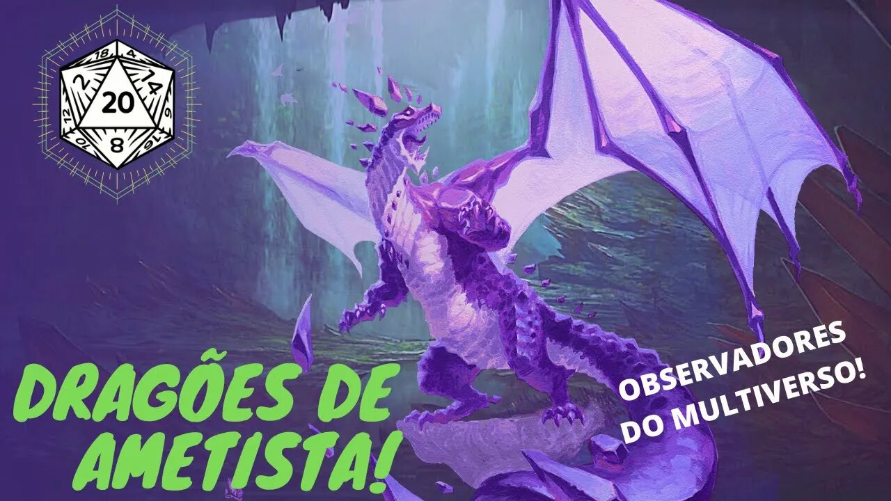 DRAGÕES DE AMETISTA! GUARDIÕES DO MULTIVERSO - Dragões do Fizban.🐲