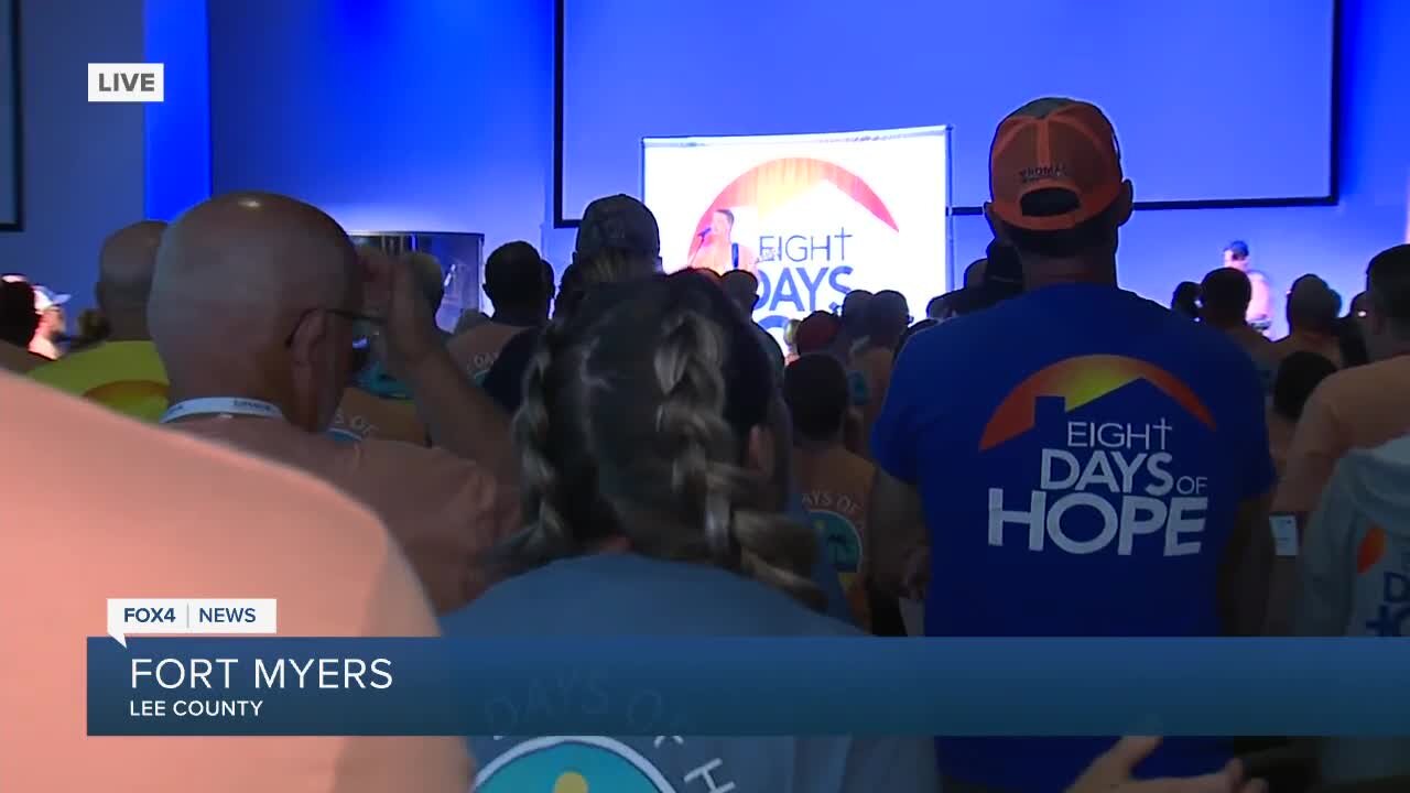 Eight Days of Hope hold rebuilding event