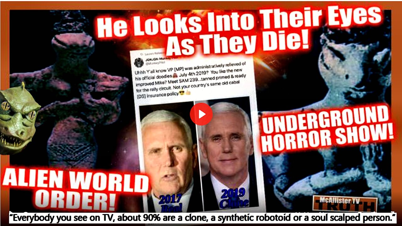 THE LIZARDS AMONG US! PENCE CLONE! DULCE HORROR SHOW! BUSH FUNERAL FLASHBACK!