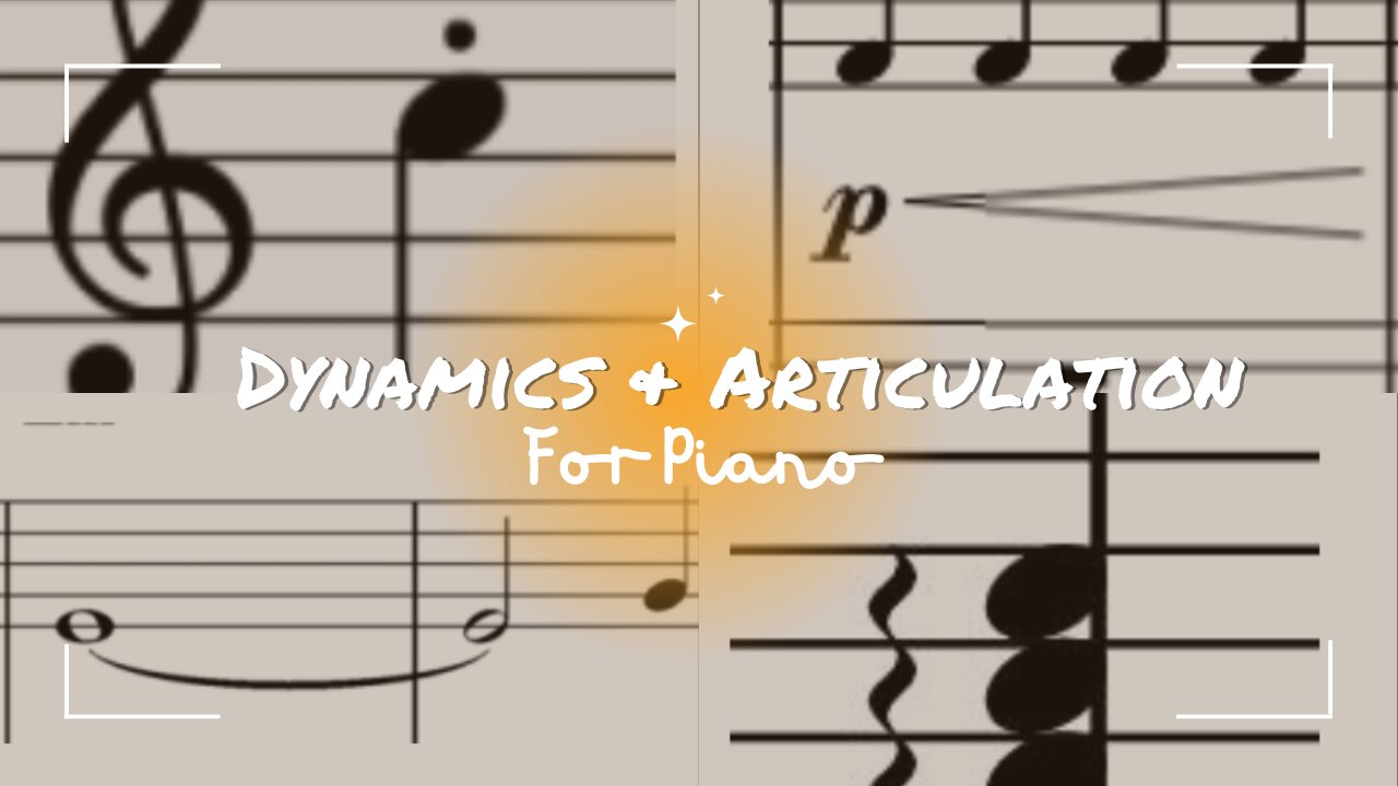 Dynamics And Articulation Symbols And Meaning For Piano