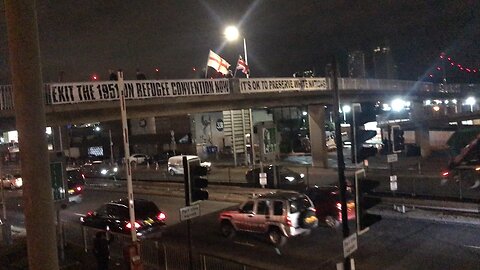 Blackwall Tunnel Banner Drop