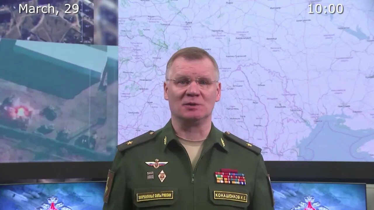 Russia's MoD March 29th Special Military Operation Status Update